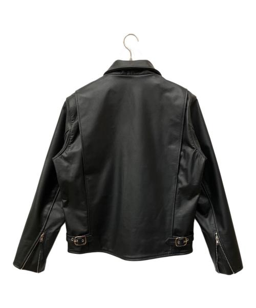 MO-LAWS（モローズ）MO-LAWS (モローズ) レザージャケット ブラック サイズ:3Lの古着・服飾アイテム