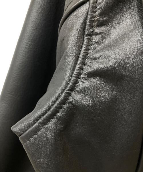 MO-LAWS（モローズ）MO-LAWS (モローズ) レザージャケット ブラック サイズ:3Lの古着・服飾アイテム