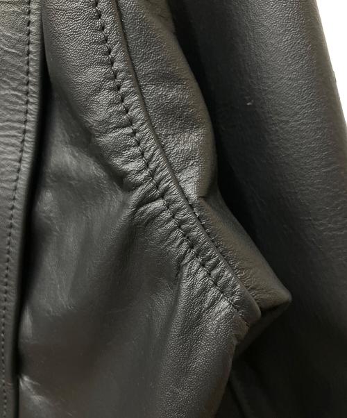 MO-LAWS（モローズ）MO-LAWS (モローズ) レザージャケット ブラック サイズ:3Lの古着・服飾アイテム