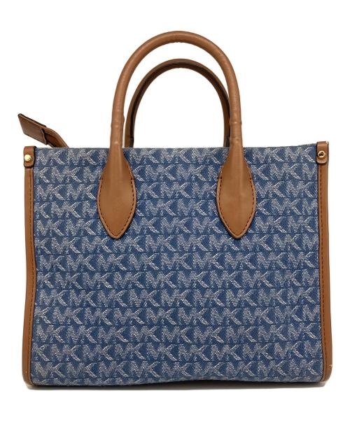 MICHAEL KORS（マイケルコース）MICHAEL KORS (マイケルコース) 2WAYショルダーバッグ ネイビーの古着・服飾アイテム