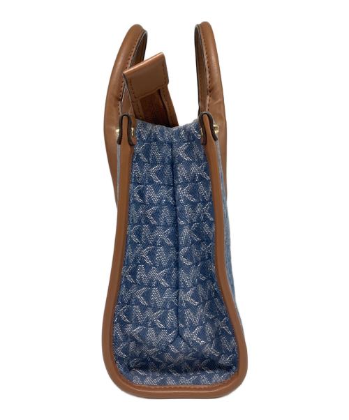 MICHAEL KORS（マイケルコース）MICHAEL KORS (マイケルコース) 2WAYショルダーバッグ ネイビーの古着・服飾アイテム