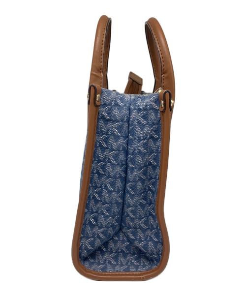 MICHAEL KORS（マイケルコース）MICHAEL KORS (マイケルコース) 2WAYショルダーバッグ ネイビーの古着・服飾アイテム