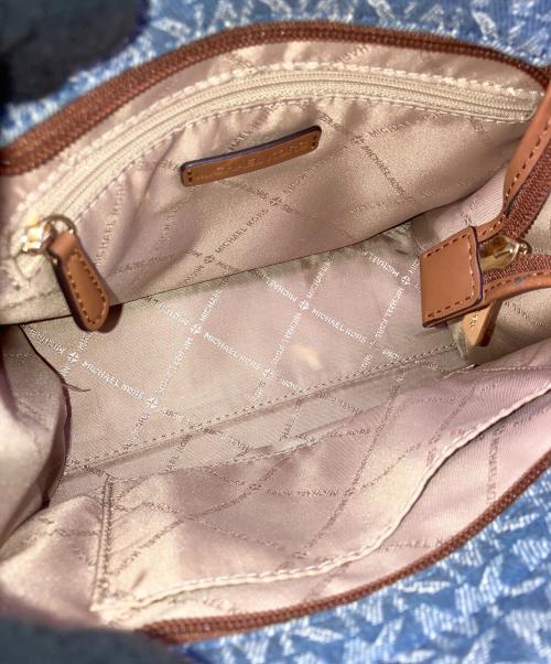 MICHAEL KORS（マイケルコース）MICHAEL KORS (マイケルコース) 2WAYショルダーバッグ ネイビーの古着・服飾アイテム