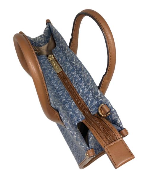 MICHAEL KORS（マイケルコース）MICHAEL KORS (マイケルコース) 2WAYショルダーバッグ ネイビーの古着・服飾アイテム