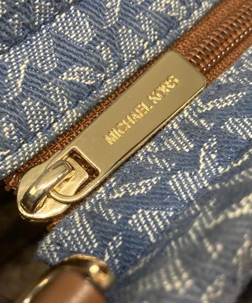 MICHAEL KORS（マイケルコース）MICHAEL KORS (マイケルコース) 2WAYショルダーバッグ ネイビーの古着・服飾アイテム