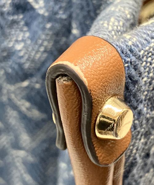 MICHAEL KORS（マイケルコース）MICHAEL KORS (マイケルコース) 2WAYショルダーバッグ ネイビーの古着・服飾アイテム
