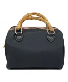 LeSportsac（レスポートサック）の古着「MED BAMBOO BOSTON2」｜ブラック