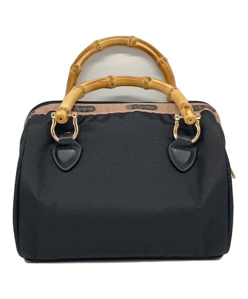 LeSportsac（レスポートサック）LeSportsac (レスポートサック) MED BAMBOO BOSTON2 ブラックの古着・服飾アイテム