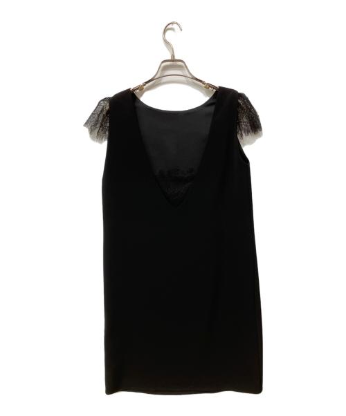 MAISON GUILLEMETTE（メゾンギュメット）MAISON GUILLEMETTE (メゾンギュメット) ノースリーブワンピース ブラック サイズ:XSの古着・服飾アイテム