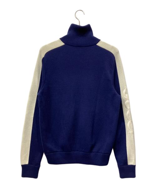 GUCCI（グッチ）GUCCI (グッチ) ニットスウェット ネイビー サイズ:Sの古着・服飾アイテム