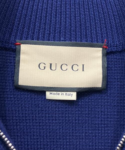 GUCCI（グッチ）GUCCI (グッチ) ニットスウェット ネイビー サイズ:Sの古着・服飾アイテム