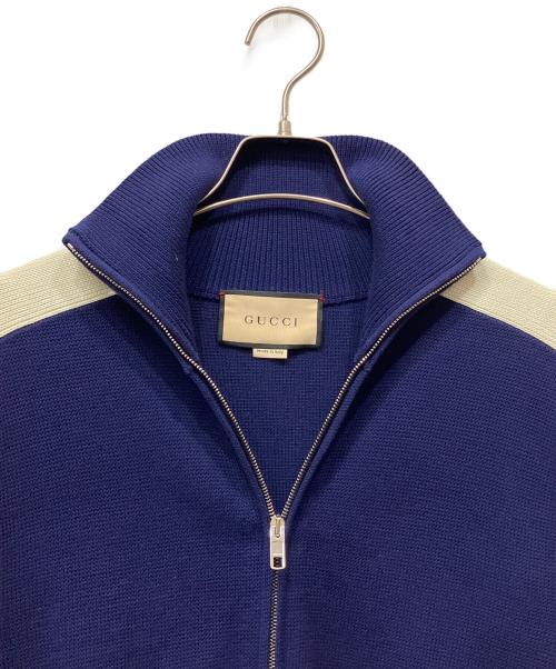 GUCCI（グッチ）GUCCI (グッチ) ニットスウェット ネイビー サイズ:Sの古着・服飾アイテム