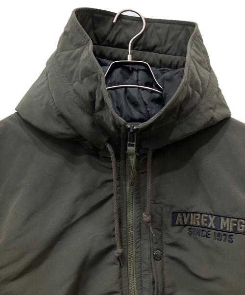 AVIREX（アヴィレックス）AVIREX (アヴィレックス) 中綿ジャケット カーキ サイズ:XLの古着・服飾アイテム