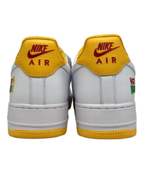 NIKE（ナイキ）NIKE (ナイキ) AIR FORCE1 ホワイト×イエロー サイズ:US10.5 未使用品の古着・服飾アイテム