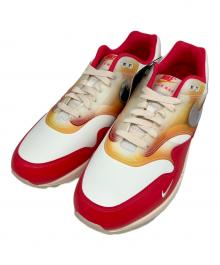 NIKE（ナイキ）の古着「Women's Air Max 1 '87 PRM "Soft Vinyl"」｜ホワイト×レッド