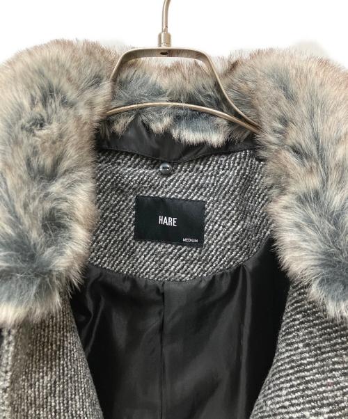 HARE（ハレ）HARE (ハレ) コート グレー サイズ:Mの古着・服飾アイテム