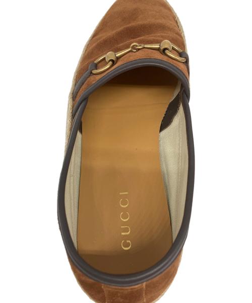 GUCCI（グッチ）GUCCI (グッチ) ローファー ブラウン サイズ:7の古着・服飾アイテム