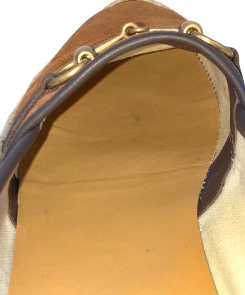 GUCCI（グッチ）GUCCI (グッチ) ローファー ブラウン サイズ:7の古着・服飾アイテム