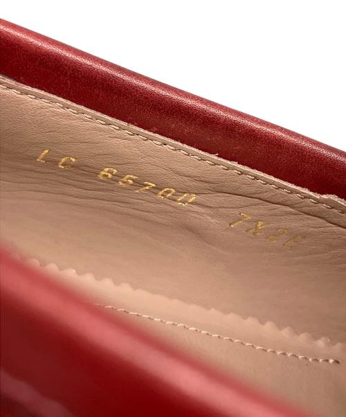 Salvatore Ferragamo（サルヴァトーレ フェラガモ）Salvatore Ferragamo (サルヴァトーレ フェラガモ) LC レッド サイズ:7　1/2の古着・服飾アイテム