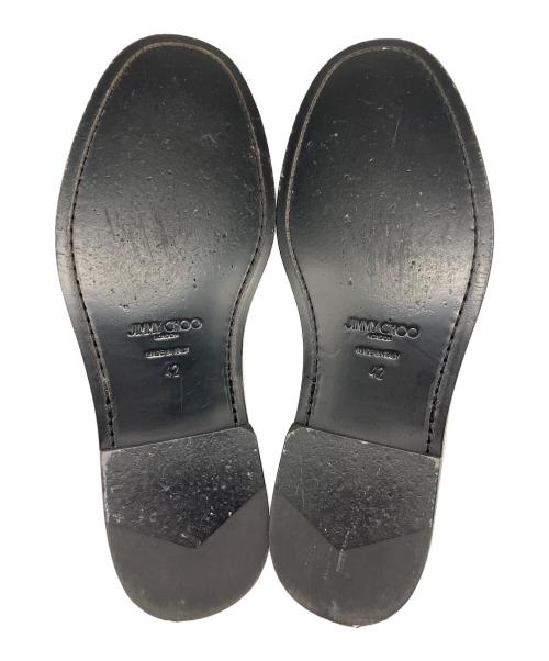 JIMMY CHOO（ジミーチュウ）JIMMY CHOO (ジミーチュウ) ビットローファー ホワイト サイズ:42の古着・服飾アイテム