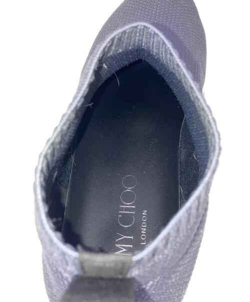 JIMMY CHOO（ジミーチュウ）JIMMY CHOO (ジミーチュウ) NORWAY ネイビー サイズ:41の古着・服飾アイテム