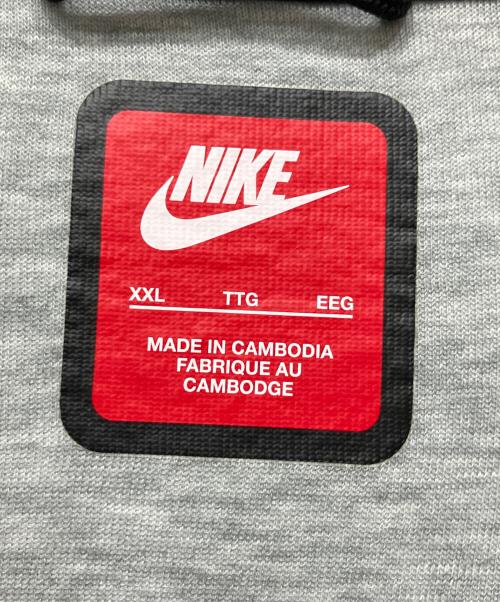 NIKE（ナイキ）NIKE (ナイキ) ジップパーカー ライトグレー サイズ:XXLの古着・服飾アイテム