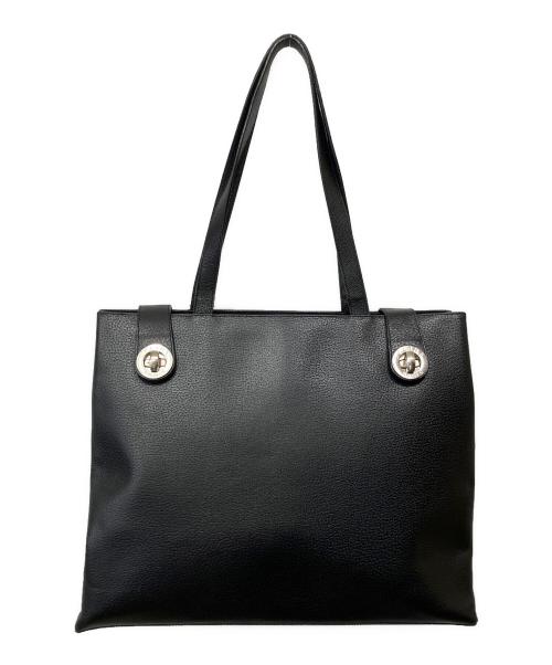 CELINE（セリーヌ）CELINE (セリーヌ) トートバッグ ターンロック ブラックの古着・服飾アイテム