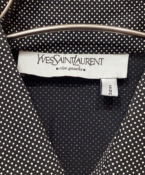 Yves Saint Laurent（イヴサンローラン）Yves Saint Laurent (イヴサンローラン) 長袖シャツ ブラック サイズ:39の古着・服飾アイテム