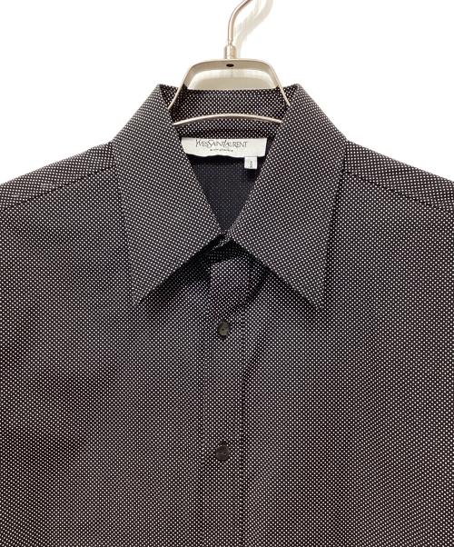 Yves Saint Laurent（イヴサンローラン）Yves Saint Laurent (イヴサンローラン) 長袖シャツ ブラック サイズ:39の古着・服飾アイテム