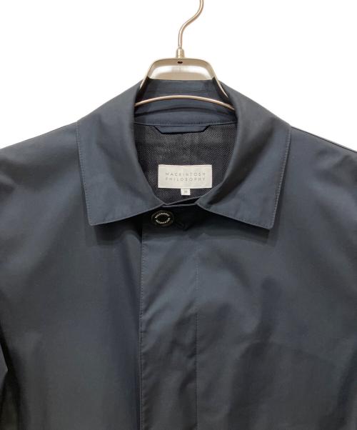 MACKINTOSH PHILOSOPHY（マッキントッシュ フィロソフィー）MACKINTOSH PHILOSOPHY (マッキントッシュ フィロソフィー) ステンカラーコート ネイビー サイズ:38の古着・服飾アイテム