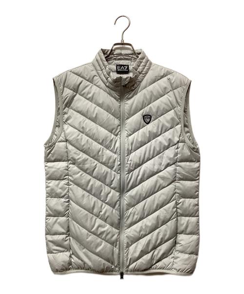EMPORIO ARMANI（エンポリオ アルマーニ）EMPORIO ARMANI (エンポリオ アルマーニ) ダウンベスト グレー サイズ:EU Lの古着・服飾アイテム