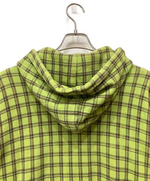 SWAGGER（スワッガー）SWAGGER (スワッガー) ジップパーカー ライム サイズ:LARGEの古着・服飾アイテム