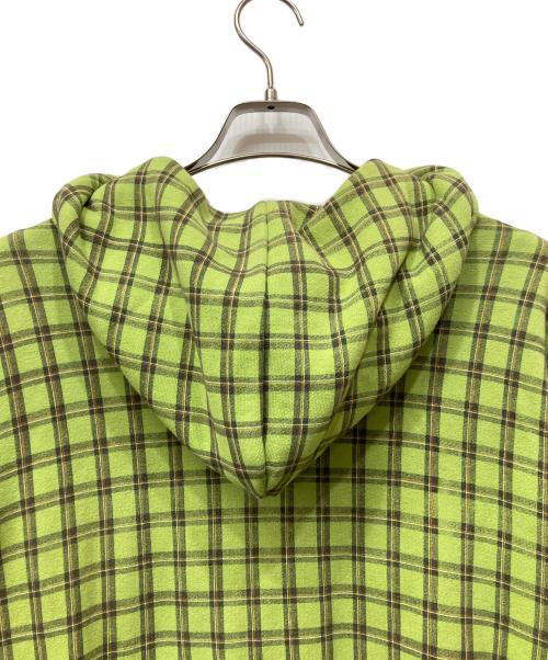 SWAGGER（スワッガー）SWAGGER (スワッガー) ジップパーカー ライム サイズ:LARGEの古着・服飾アイテム