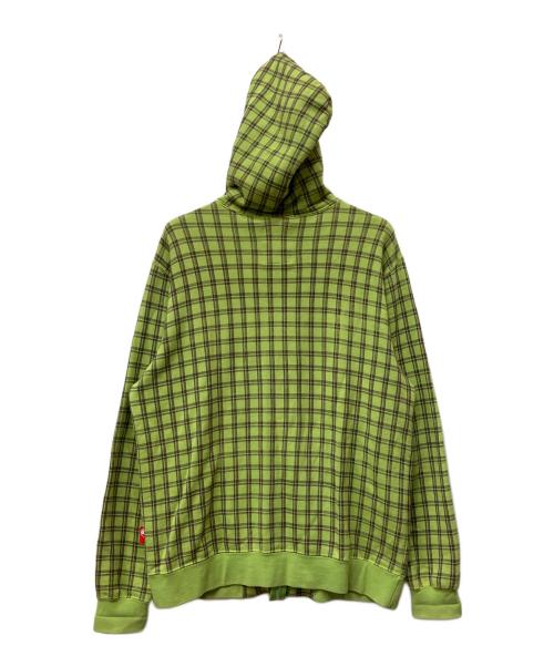 SWAGGER（スワッガー）SWAGGER (スワッガー) ジップパーカー ライム サイズ:LARGEの古着・服飾アイテム