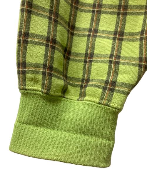 SWAGGER（スワッガー）SWAGGER (スワッガー) ジップパーカー ライム サイズ:LARGEの古着・服飾アイテム