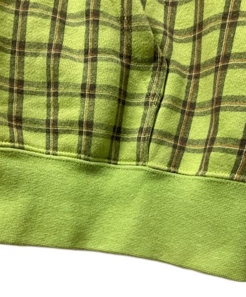 SWAGGER（スワッガー）SWAGGER (スワッガー) ジップパーカー ライム サイズ:LARGEの古着・服飾アイテム