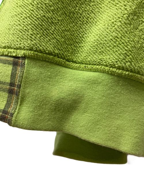 SWAGGER（スワッガー）SWAGGER (スワッガー) ジップパーカー ライム サイズ:LARGEの古着・服飾アイテム