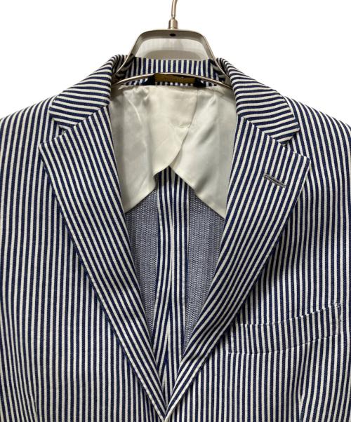 BROOKS BROTHERS（ブルックスブラザーズ）BROOKS BROTHERS (ブルックスブラザーズ) テーラードジャケット ブルー×ホワイト サイズ:36Sの古着・服飾アイテム