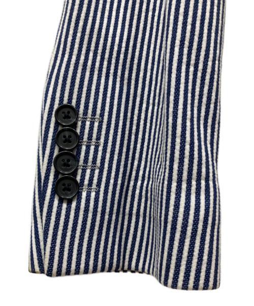 BROOKS BROTHERS（ブルックスブラザーズ）BROOKS BROTHERS (ブルックスブラザーズ) テーラードジャケット ブルー×ホワイト サイズ:36Sの古着・服飾アイテム