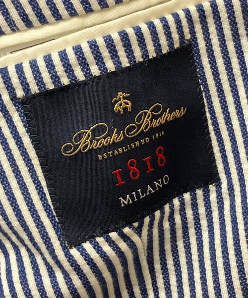 BROOKS BROTHERS（ブルックスブラザーズ）BROOKS BROTHERS (ブルックスブラザーズ) テーラードジャケット ブルー×ホワイト サイズ:36Sの古着・服飾アイテム