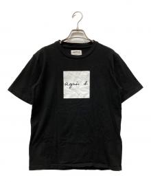 agnes b homme×Adam et Rope（アニエスベーオム×アダム エ ロペ）の古着「半袖カットソー」｜ブラック
