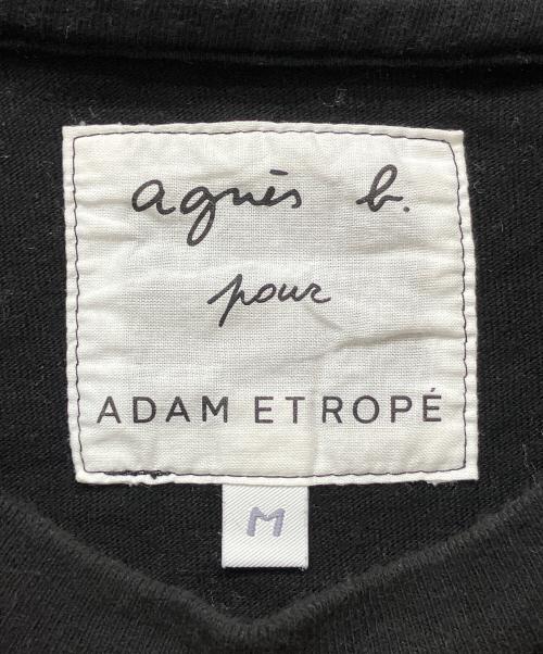 agnes b homme（アニエスベーオム）agnes b homme (アニエスベーオム) Adam et Rope (アダム エ ロペ) 半袖カットソー ブラック サイズ:Mの古着・服飾アイテム
