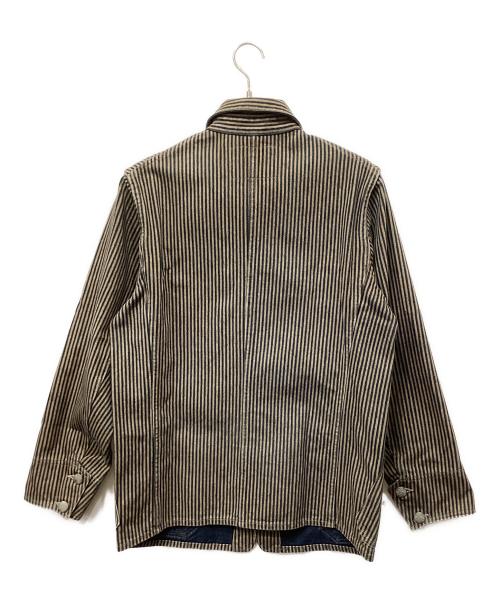 Deluxeware（デラックスウェア）Deluxeware (デラックスウェア) カバーオール ブルー×ベージュ サイズ:40の古着・服飾アイテム