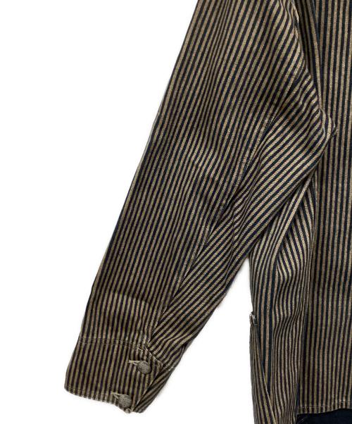 Deluxeware（デラックスウェア）Deluxeware (デラックスウェア) カバーオール ブルー×ベージュ サイズ:40の古着・服飾アイテム