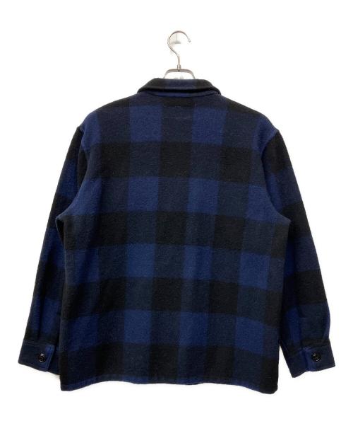 BEMIDJI WOOLEN MILLS（ベミジウールンミルズ）BEMIDJI WOOLEN MILLS (ベミジウールンミルズ) ウールコート ネイビー サイズ:Mの古着・服飾アイテム