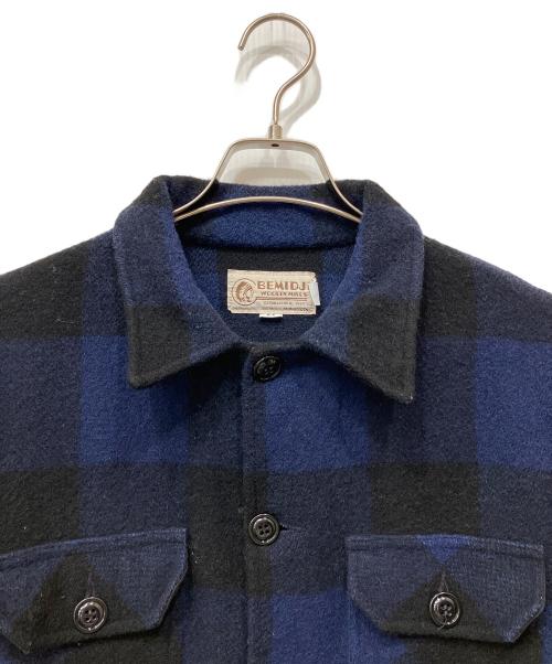 BEMIDJI WOOLEN MILLS（ベミジウールンミルズ）BEMIDJI WOOLEN MILLS (ベミジウールンミルズ) ウールコート ネイビー サイズ:Mの古着・服飾アイテム