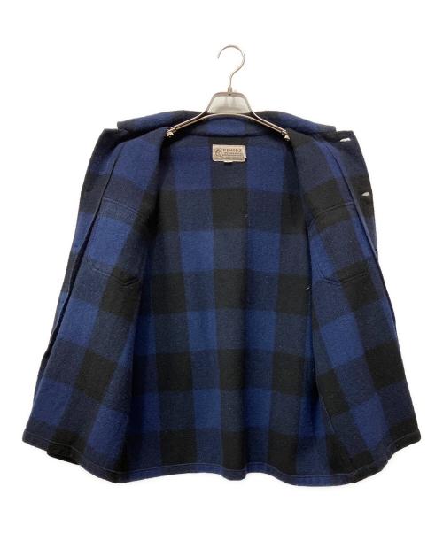 BEMIDJI WOOLEN MILLS（ベミジウールンミルズ）BEMIDJI WOOLEN MILLS (ベミジウールンミルズ) ウールコート ネイビー サイズ:Mの古着・服飾アイテム