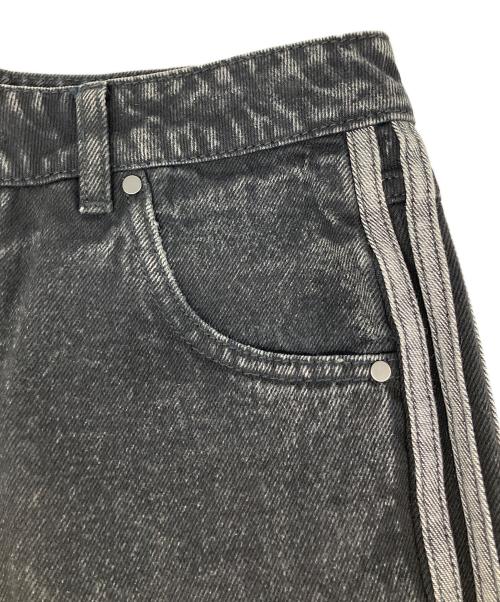 adidas（アディダス）adidas (アディダス) プレミアム エッセンシャルズ デニム ストレートレッグパンツ ブラック サイズ: 27/30の古着・服飾アイテム