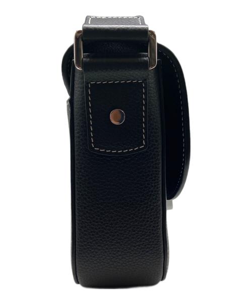 Christian Dior（クリスチャン ディオール）Christian Dior (クリスチャン ディオール) Saddleフラップ付きメッセンジャーバッグ ブラックの古着・服飾アイテム