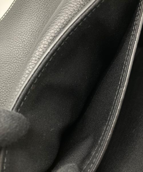 Christian Dior（クリスチャン ディオール）Christian Dior (クリスチャン ディオール) Saddleフラップ付きメッセンジャーバッグ ブラックの古着・服飾アイテム